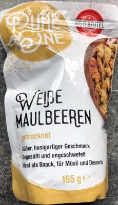 Weiße Maulbeeren getrocknet