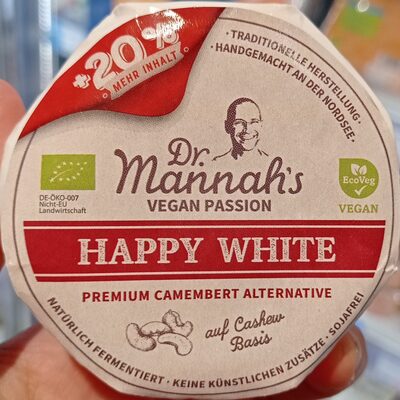 Happy White camembert alternative auf Cashew basis