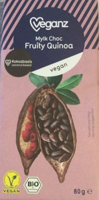 Chocolat à la Noix de Coco, Framboise, Quinoa