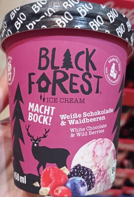 Weisse Schokolade & Waldbeeren ice cream