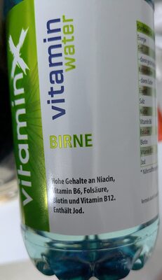 VitaminX Water Birne