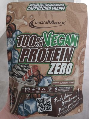 100% vegan Protein Zero Cappuccino Frappé