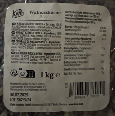 Walnuß Bruch