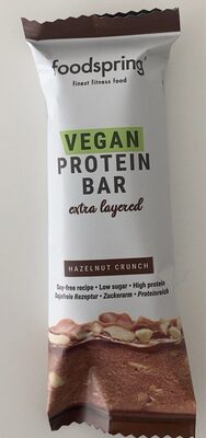 Vegan Protein Bar Hazelnut Crunch