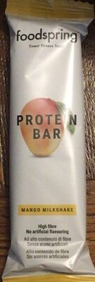 Protein bar mango milkshake