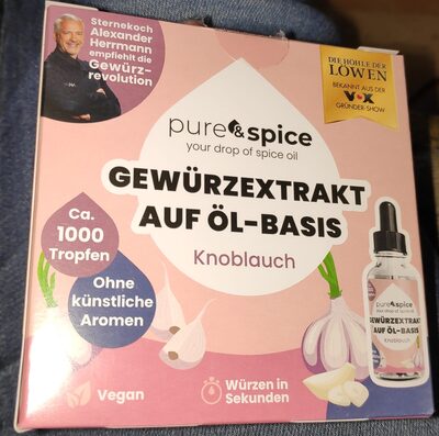 Gewürzextrakt auf Öl-Basis mit Knoblauch