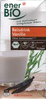 Reisdrink Vanille