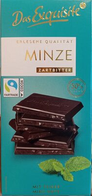 Rossmann Das Exquisite Erlesene Qualität Minze Zartbitter 4305615838861 Zartbitterschokolade mit Pfefferminz Crisp