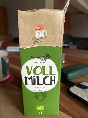 tegut Bio haltbare Vollmilch