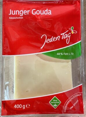 Gouda geschnitten