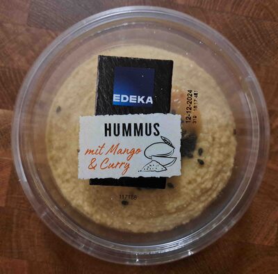 Hummus mit Mango & Curry