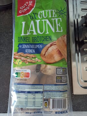 Gute Laune Brötchen Dinkel