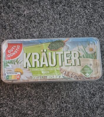 Kräuter Schmelzkäsezubereitung