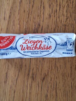 Französischer Ziegenweichkäse aus pasteurisierter Ziegenmilch 45% Fett i.Tr.