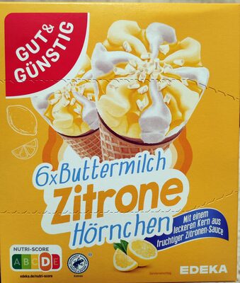 Buttermilch Zitrone Hörnchen