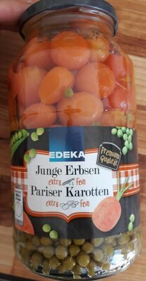 Erbsen-junge Pariser Karotten
