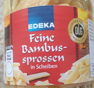 Feine Bambussprossen in Scheiben