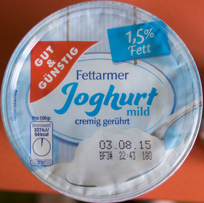 Fettarmer Joghurt mild
