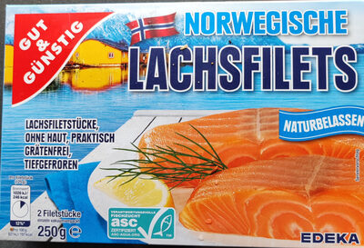 Norwegische Lachsfilets naturbelassen