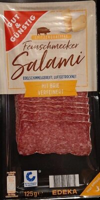 Feinschmecker Salami, mit Brie verfeinert