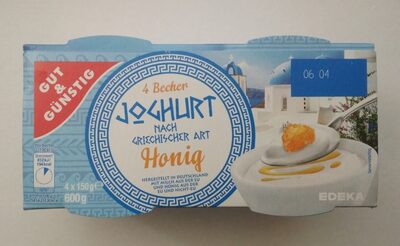 Joghurt nach griechischer Art Honig