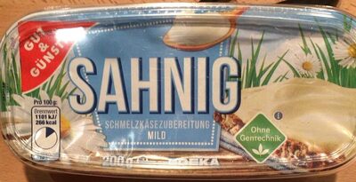 Sahnig Schmelzkäsezubereitung