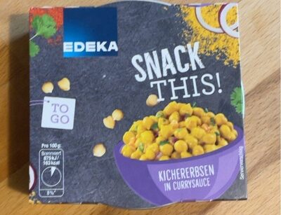 Snack This! Kichererbsen in Currysauce