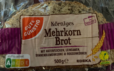 Körniges Mehrkornbrot