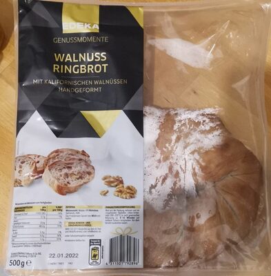 Edeka Genussmomente Walnuss Ringbrot 4311501792896 Weizenbrot mit Walnüssen zum Fertigbacken