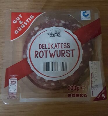 Delikatess Rotwurst