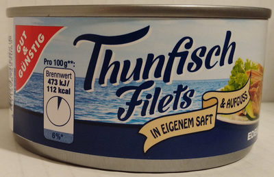Thunfisch Filets im eigenen Saft