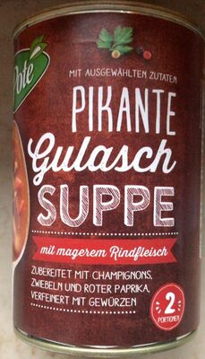 Gulaschsuppe mit Rindfleisch