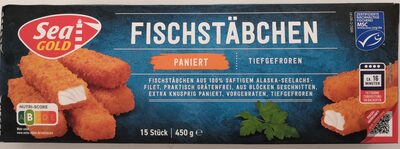 Fischstäbchen, paniert