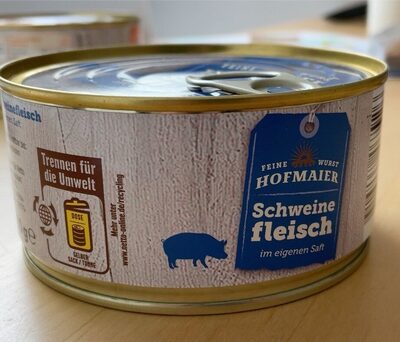 Schweinefleisch im eigenen Saft, Konserve
