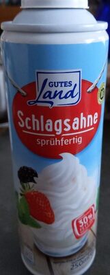 Schlagsahne sprühfertig