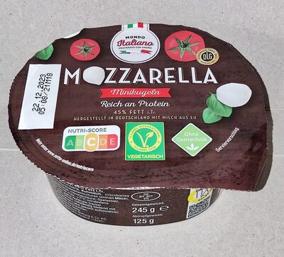 Mozzarella Minikugeln 45% Fett