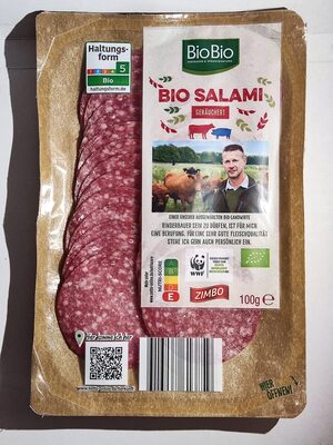 Bio-Salami, geräuchert