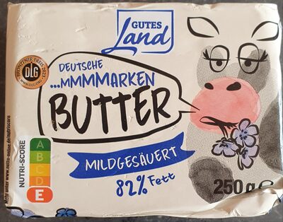 Deutsche Markenbutter mildgesäuert