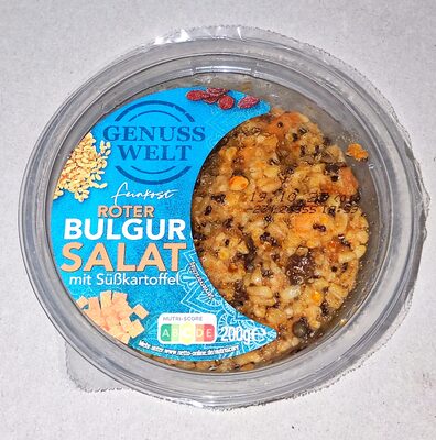 Roter Bulgursalat mit Süßkartoffel