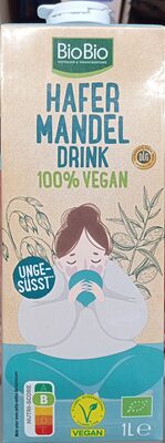Bio-Hafer-Mandeldrink ungesüßt