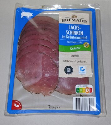 Lachsschinken im Kräutermantel