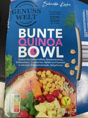 Bunte quinoa bowl