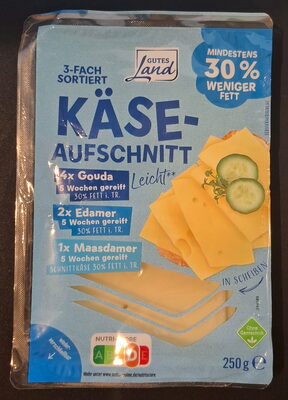 Käseaufschnitt leicht