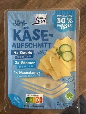 Käseaufschnitt Leicht