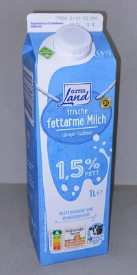 Frische fettarme Milch, 1,5 % Fett