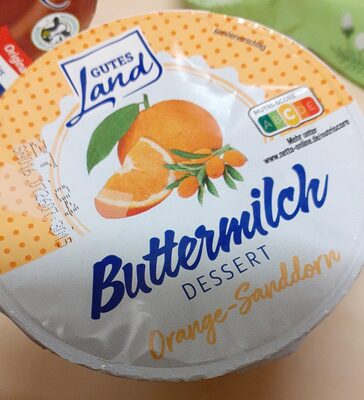 Buttermilch Dessert Orange