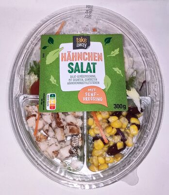 Hähnchensalat mit Senfdressing