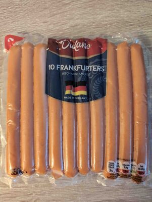 Dulanos 10 FRANKFURTERS BEECHWOOD SMOKED MADE IN G