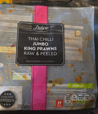 Thai Chilli Jumbo King Prawns Raw & Peeled
