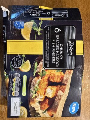 Deluxe Chunky breaded Haddock fishfingers